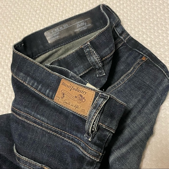 Diesel dark wash faux distressed jeans - Belthy - Picture 8 of 12